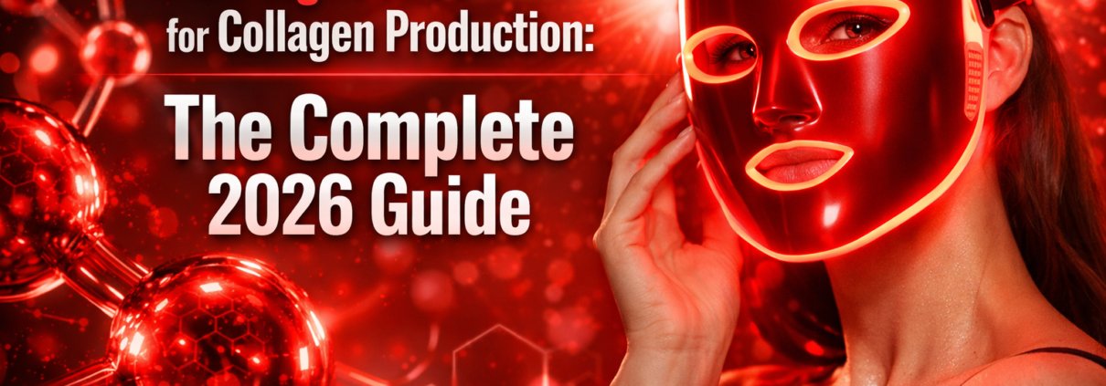 red light face mask for collagen production