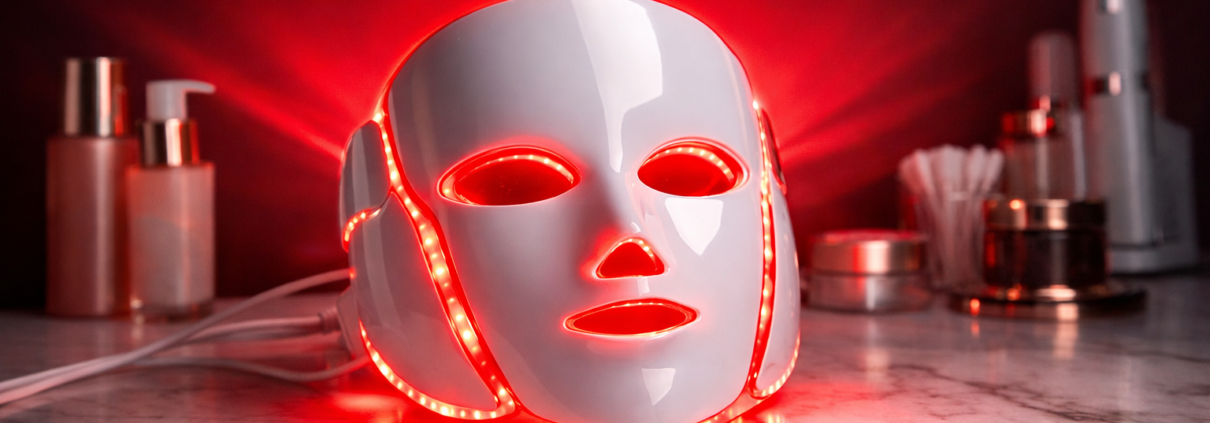 red light therapy face mask